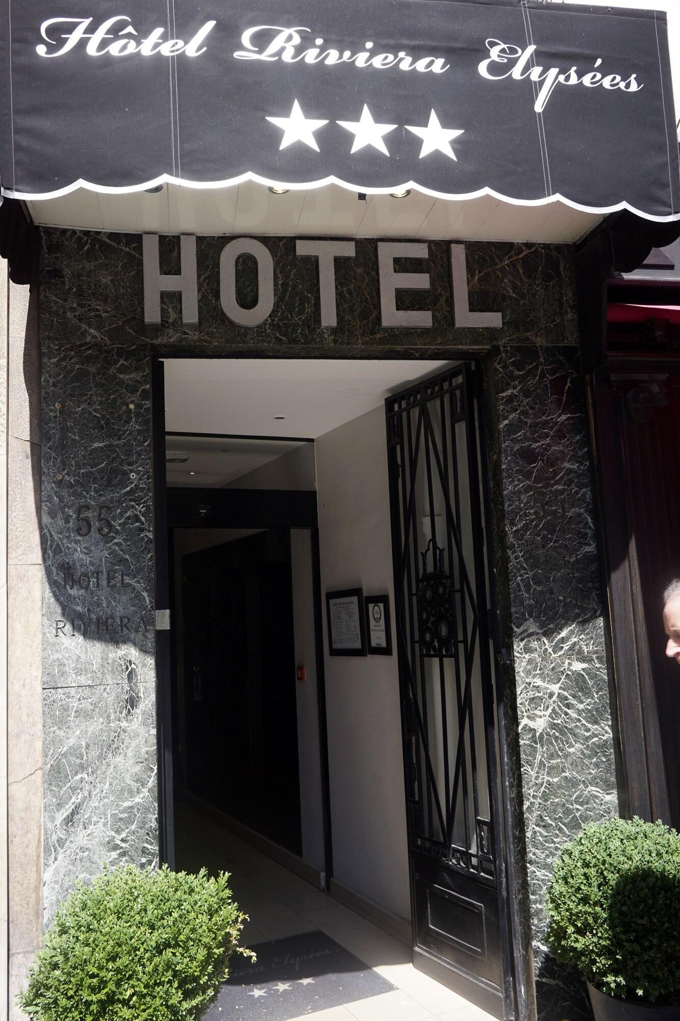 Hotel Riviera Elysees Paris Exteriör bild