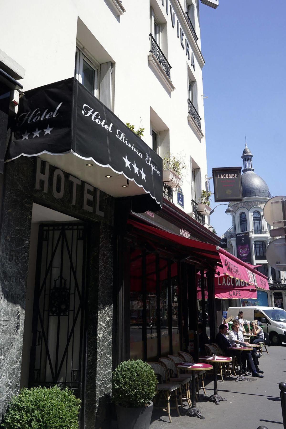 Hotel Riviera Elysees Paris Exteriör bild